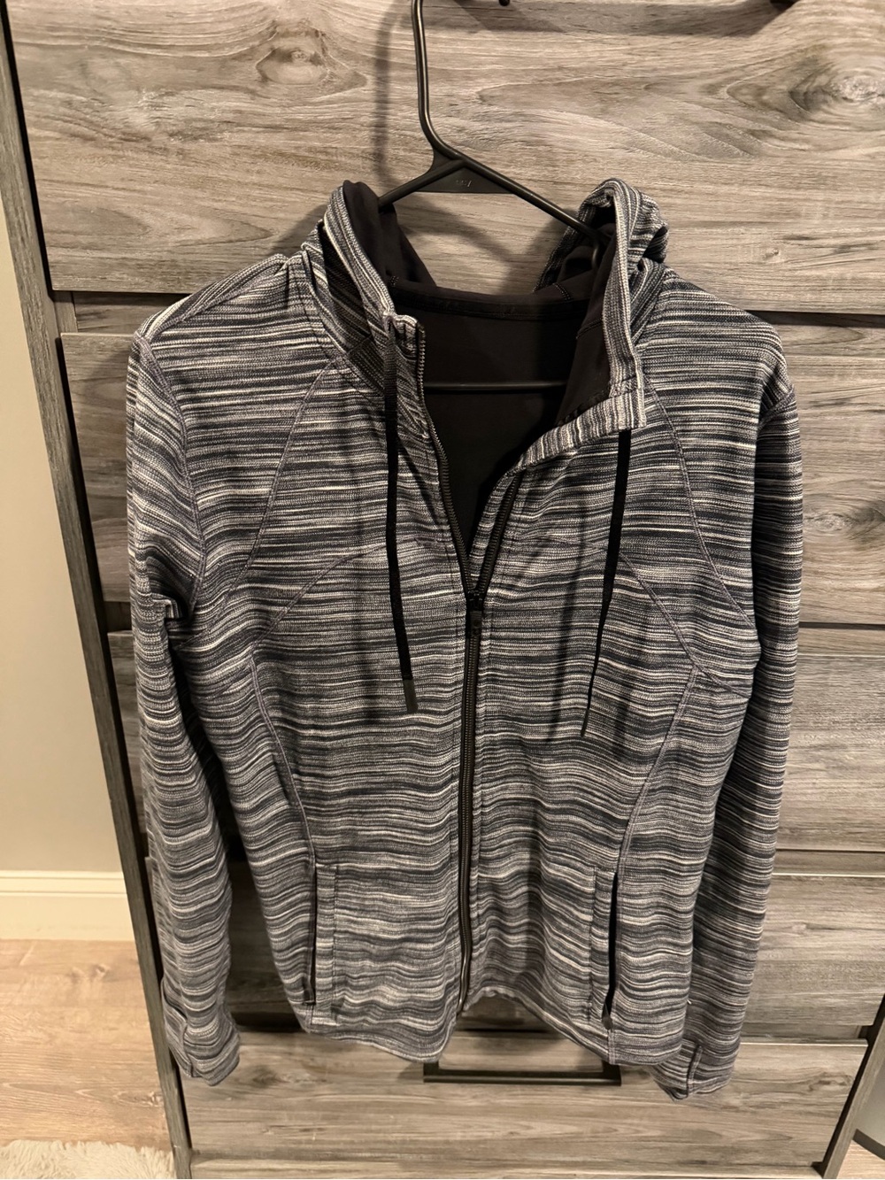 Lululemon Athletica hooded define Jacket - Gray Stripe